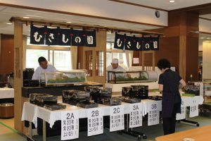 「むさしの園」の暖簾も素敵です！